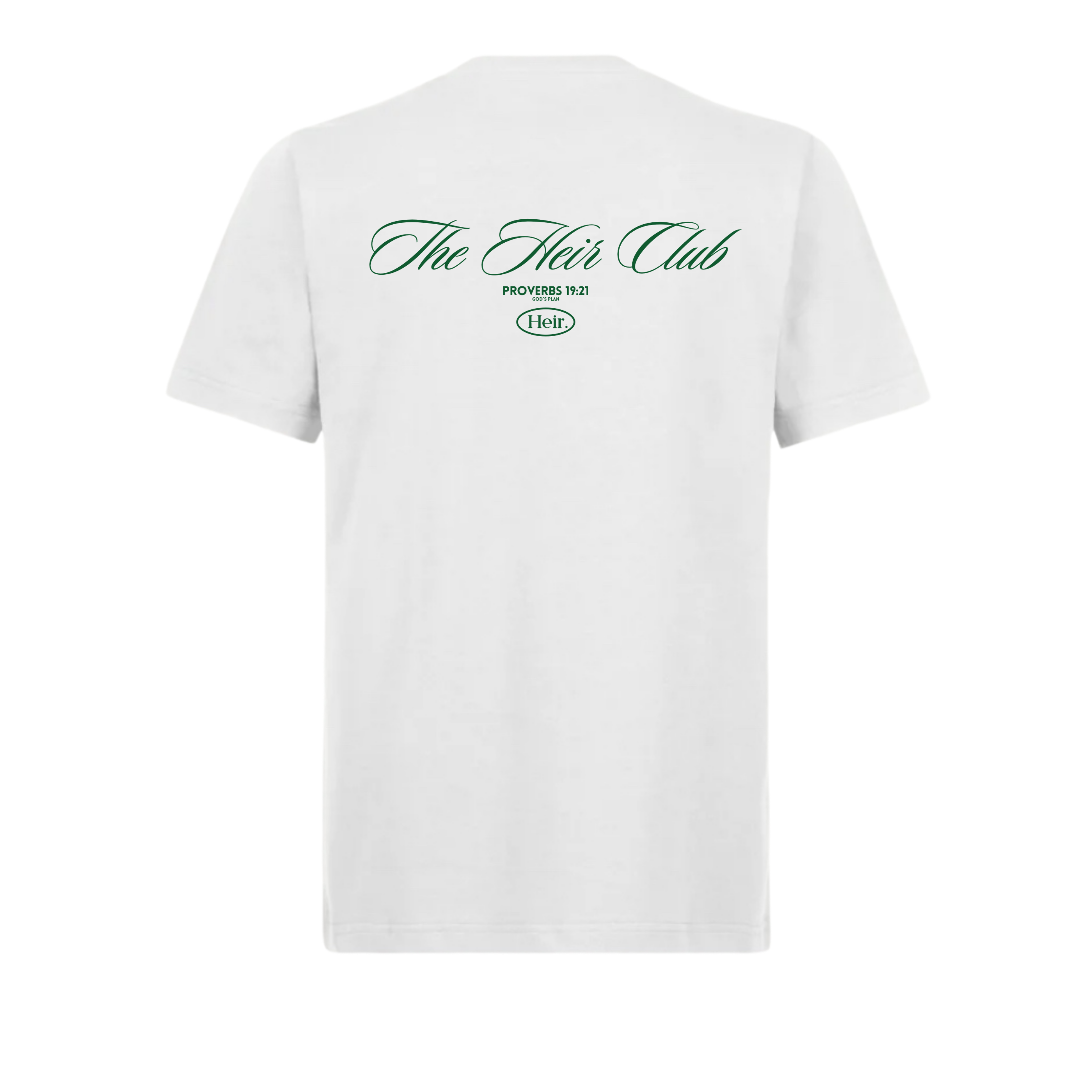 T-shirt “God´s Plan” aged green