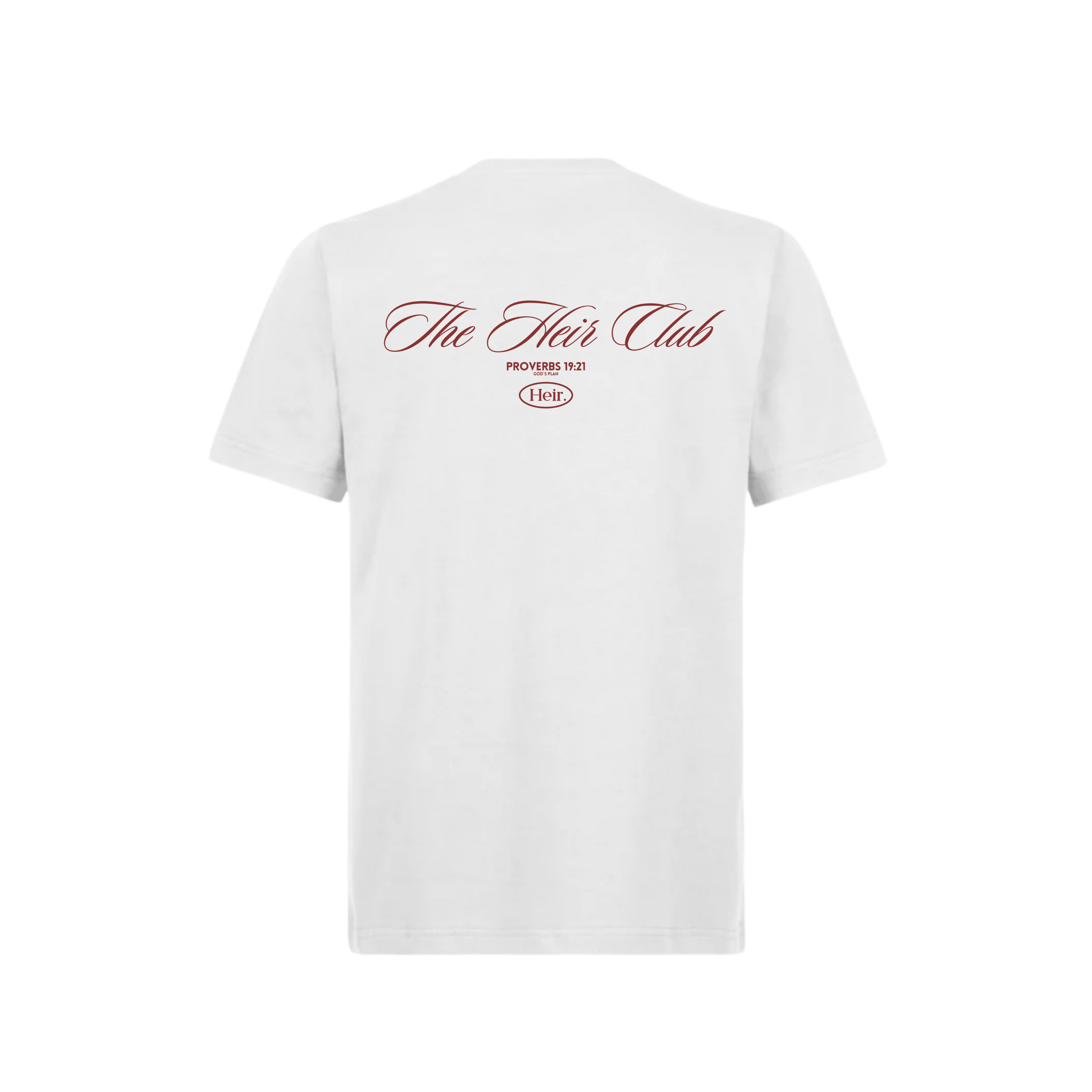 T-shirt “God´s Plan” Burgundy red